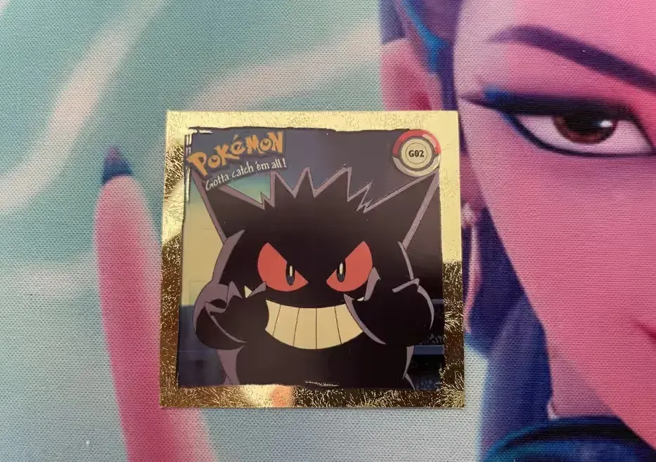 Pokemon Sticker Gengar G02 Artbox Nintendo 1999r. — praca twórcy Radosław na Freshwall Marketplace