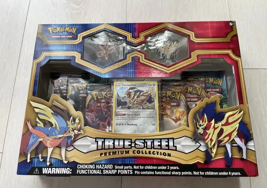 Pokemon True Steel Premium Collection Zamazenta Box Nowy Team Up Evolutions — praca twórcy Radosław na Freshwall Marketplace