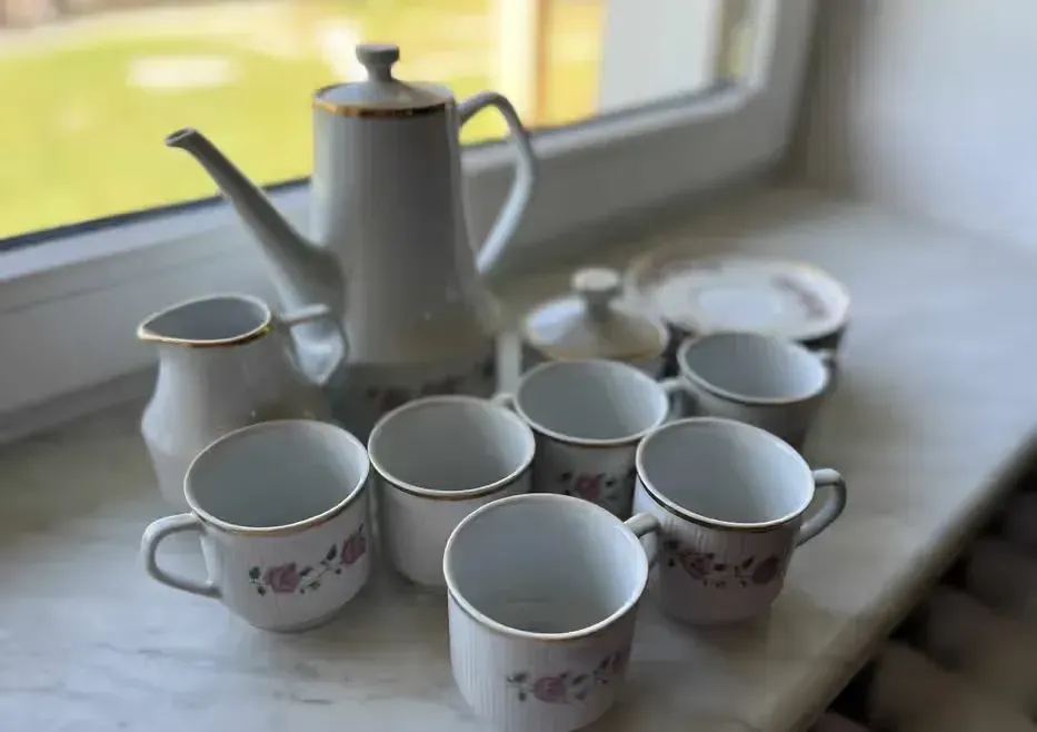 Porcelana komplet do kawy — praca twórcy magdalena na Freshwall Marketplace