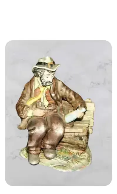 Porcelanowa duża figurka wytwórnia francuska C&M — praca twórcy Aleksandra na Freshwall Marketplace