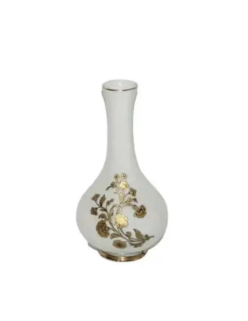 Royal KPM bawarska porcelana  mały wazon złote kwiaty — praca twórcy Aleksandra na Freshwall Marketplace