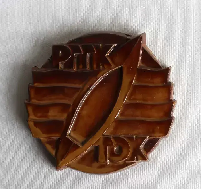 Rzadka ceramiczna plakieta medal PTTK TOK — praca twórcy Piotr na Freshwall Marketplace