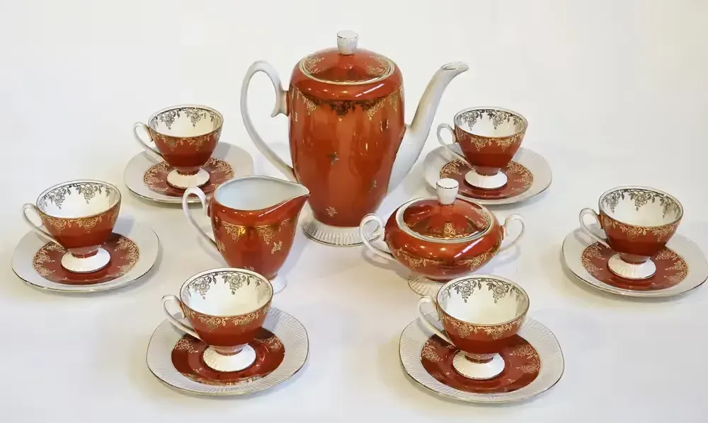 Serwis kawowy Chodzież ,,Regina". — praca twórcy Look Vintage na Freshwall Marketplace