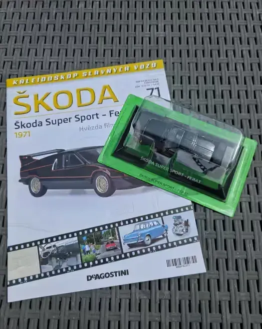 Skoda Super Sport Ferat 1:43 - Kaleidoskop slavnych vozu #71 — praca twórcy Piotr na Freshwall Marketplace