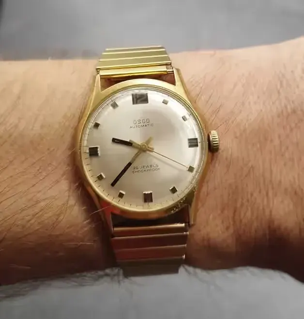 Śliczny zegarek niemiecki OSCO automatic vintage 60 lata kolekcja — praca twórcy jjd na Freshwall Marketplace