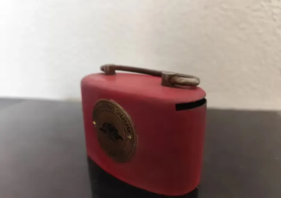Stara skarbona vintage retro prl — praca twórcy Galeria Rzeczy Niezwykłych na Freshwall Marketplace