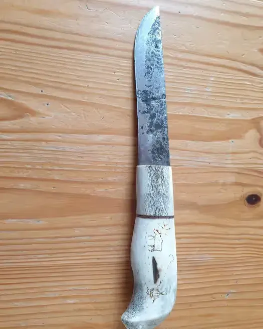 stary fiński nóż, saami puukko — praca twórcy Krzysztof na Freshwall Marketplace