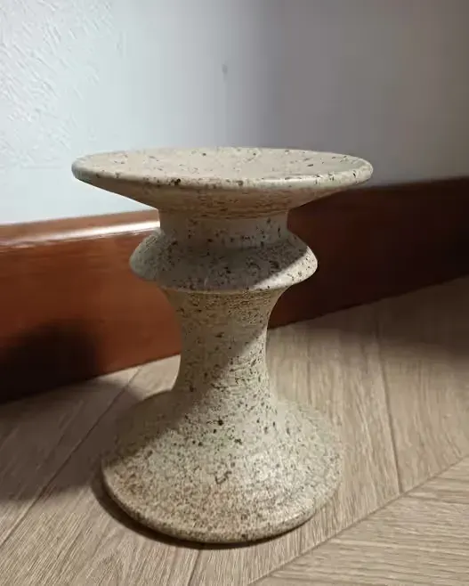 Świecznik ceramiczny naturalny piaskowy — praca twórcy koralik1 na Freshwall Marketplace