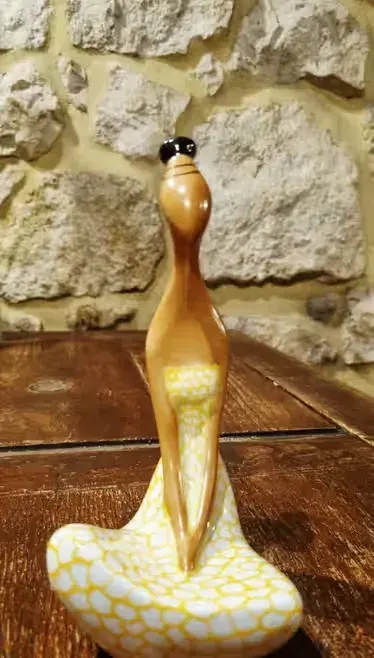 Sygnowana figurka Sudanka H. Jędrasiak Ćmielów 1958 r. — praca twórcy Leszek na Freshwall Marketplace