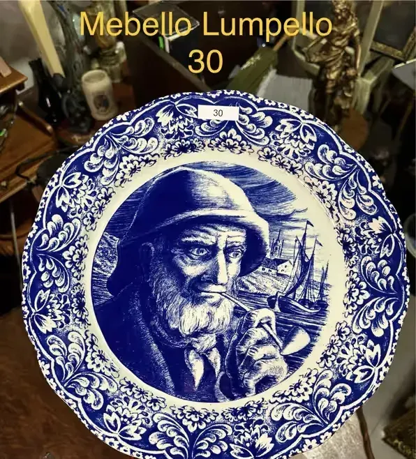 Takerz kolekcjonerski Boch Belgium Delfts na ścianę 34cm 30 — praca twórcy Mebello Lumpello na Freshwall Marketplace