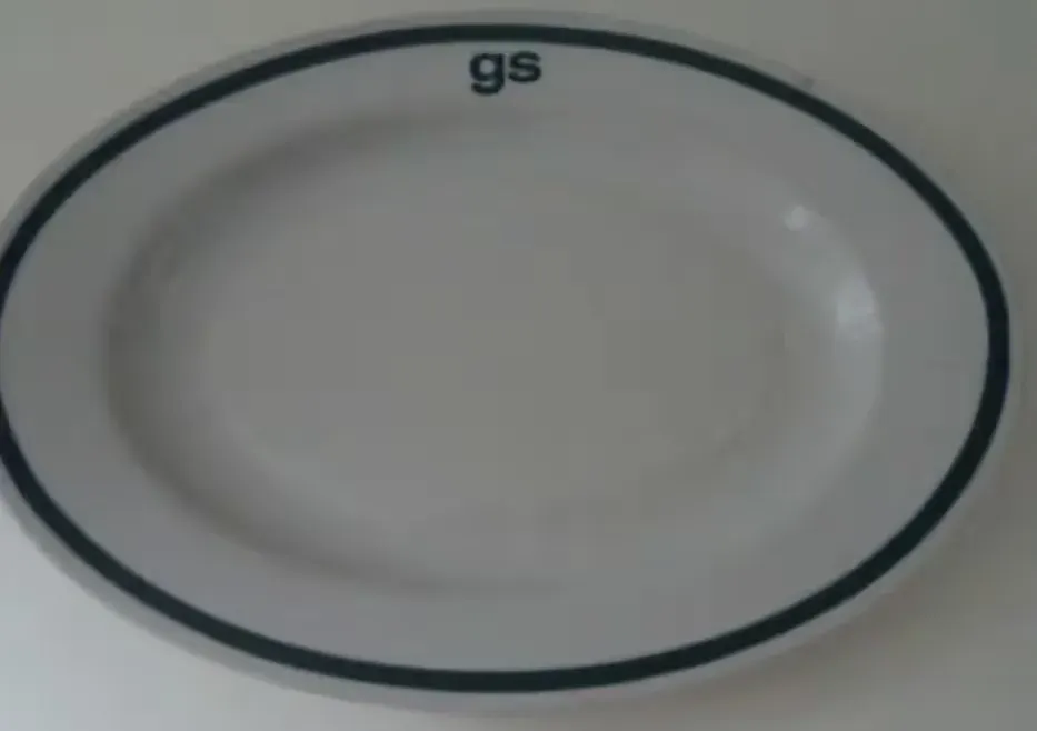 Talerz Lubiana porcelana GS czasy PRL — praca twórcy Łukasz na Freshwall Marketplace