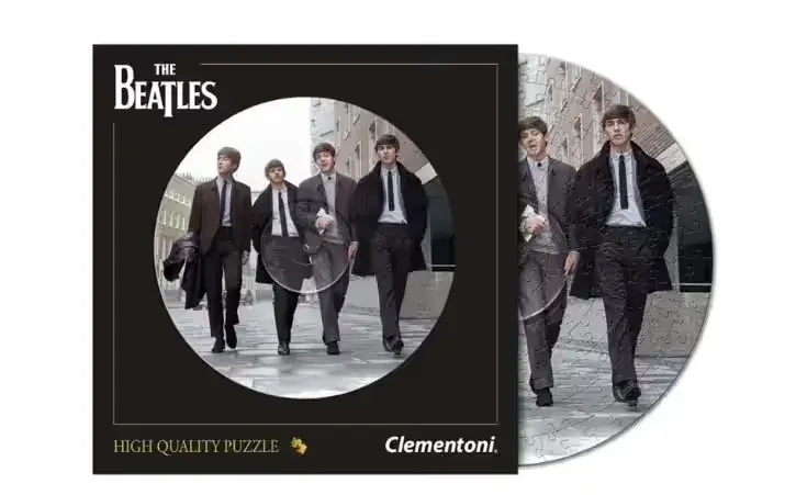 UNIKAT Puzzle Clementoni THE BEATLES 212 el. Okrągłe winyl LIMITOWANA EDYCJA — praca twórcy Mag na Freshwall Marketplace