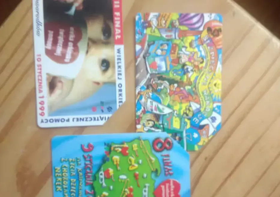 WOŚP, trzy karty telefoniczne — praca twórcy Zofia na Freshwall Marketplace