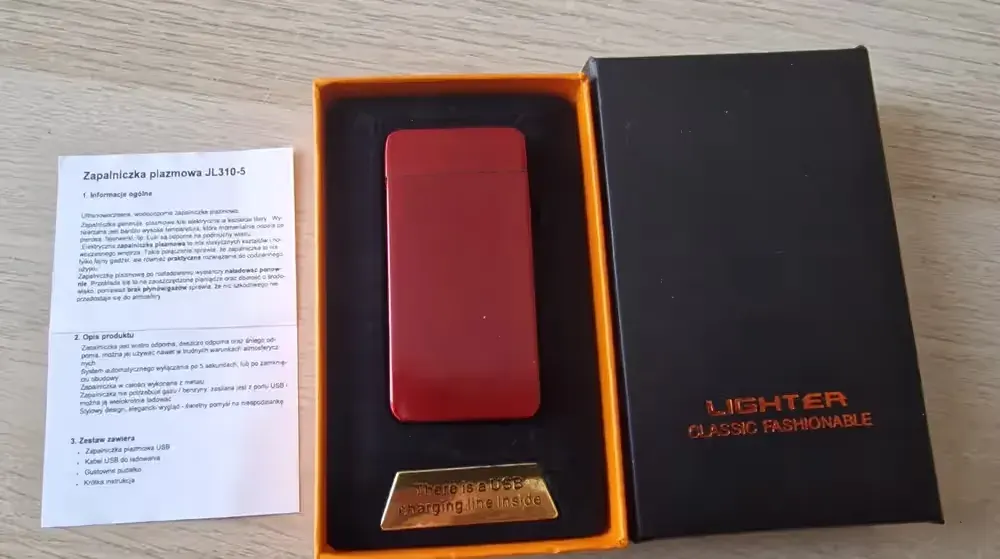 Zapalniczka Plazmowa USB Elektryczna Dotykowa LED — praca twórcy Jacek na Freshwall Marketplace
