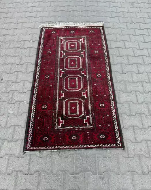 Dywan afgański Beluch ręcznie tkany 180x100 wełniany vintage — praca twórcy Antoni na Freshwall Marketplace