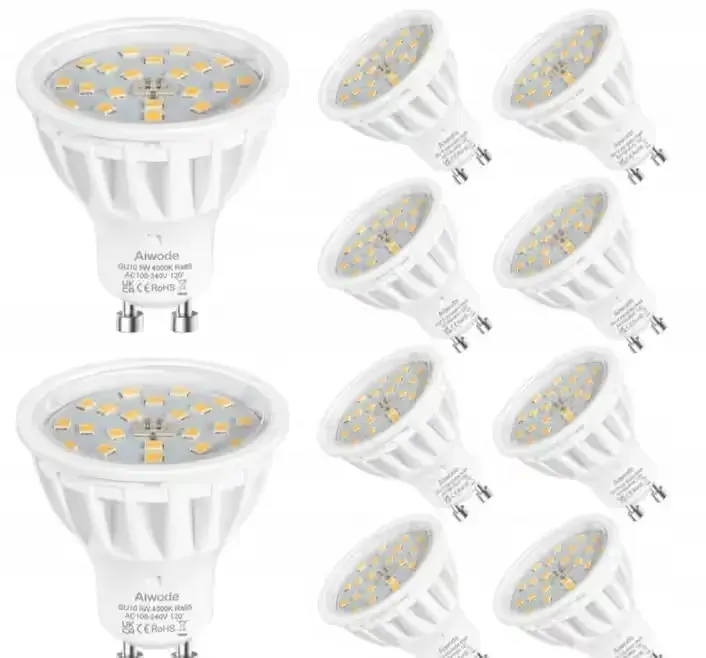 Lampa LED GU10 Aiwode Neutralna 4000K 5W Pakiet 10 sztuk — praca twórcy Przemek na Freshwall Marketplace