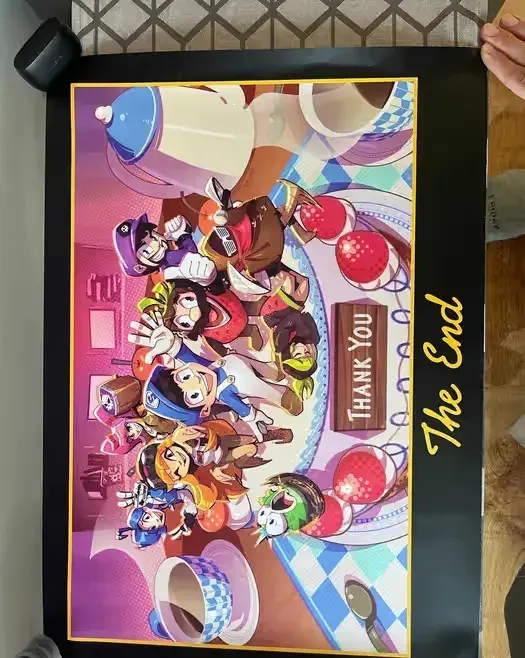 Limitowany Plakat SMG4 The End - Wyprzedany Merch (Mario / Poster) — praca twórcy Maksym na Freshwall Marketplace