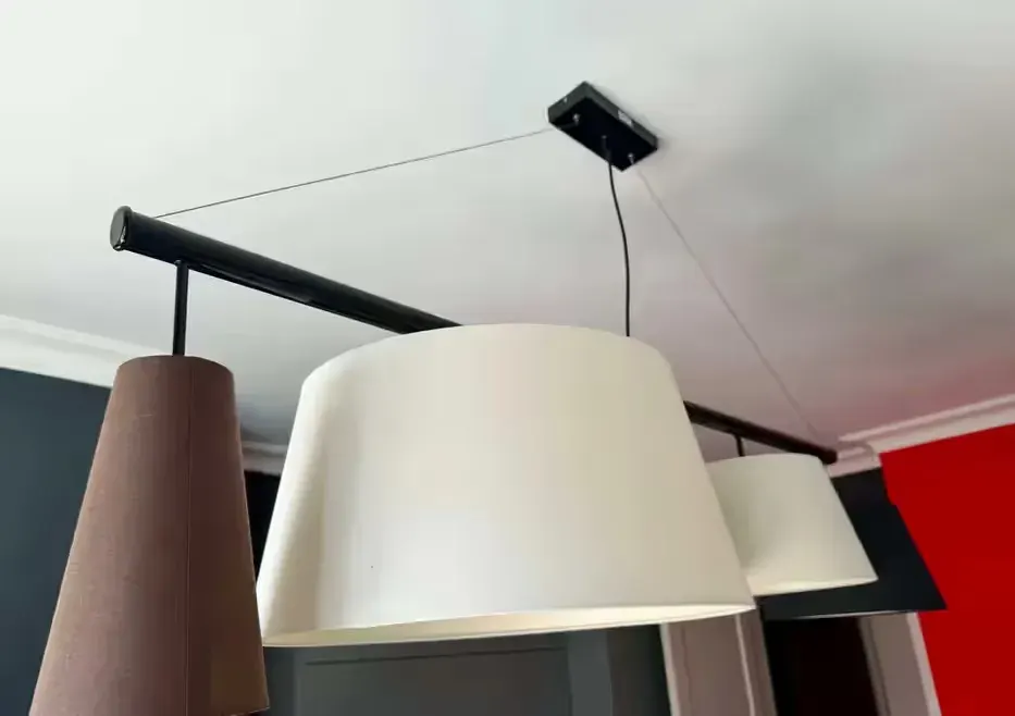 Olbrzymia lampa wisząca 5-punktowa 5 abażurów żyrandol KARE DESIGN — praca twórcy Kasia na Freshwall Marketplace