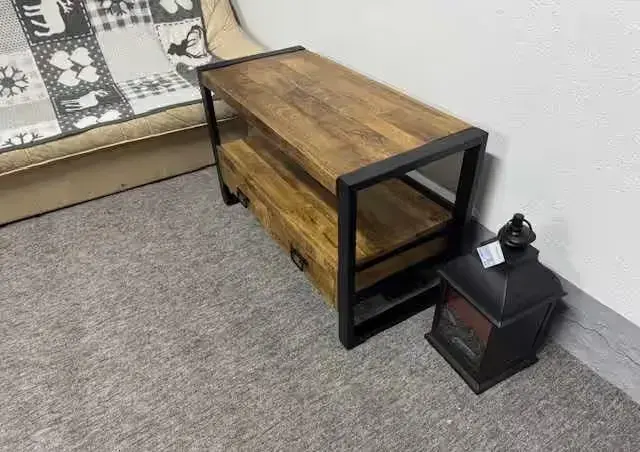 Szafka pod Tv Komoda, Stolik Boczny drzewo egoztyczne mango Styl LOFT — praca twórcy Mango Meble na Freshwall Marketplace