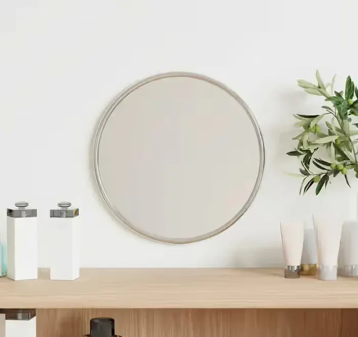 Vidaxl Lustro Ścienne, Srebrne, Ø 20 Cm, Okrągłe — praca twórcy gsyART na Freshwall Marketplace