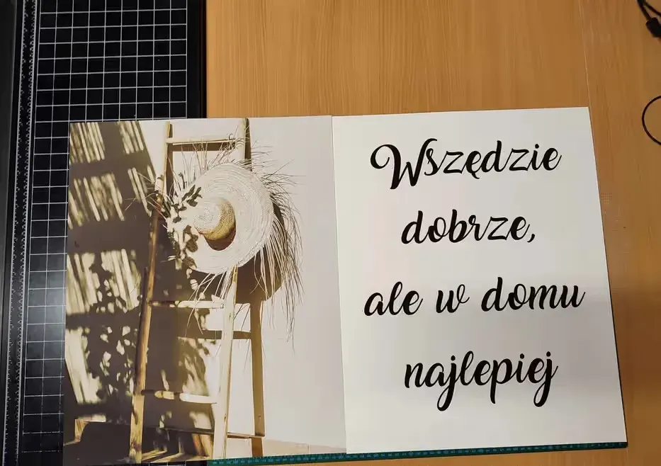 Zestaw 2 plakatów 40x50 komplet boho nowoczesne napis OUTLET — praca twórcy decomini.pl na Freshwall Marketplace