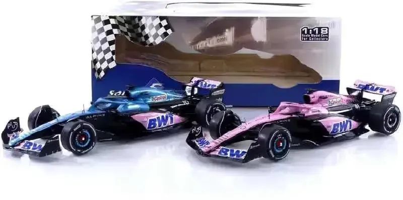 2-pack Formula 1 Alpine A523 Launch livery #31 & #10 - skala 1:18 - Solido — praca twórcy MiniAutka na Freshwall Marketplace