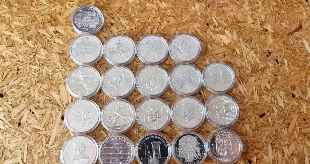 20x srebrne niemieckie 20 EURO, pr.925 — praca twórcy Patryk na Freshwall Marketplace