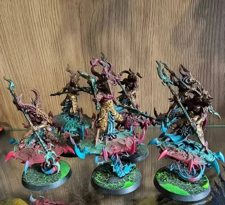 6x Tzeentch Tzaangor Enlightened Warhammer Age of Sigmar — praca twórcy Kamil na Freshwall Marketplace