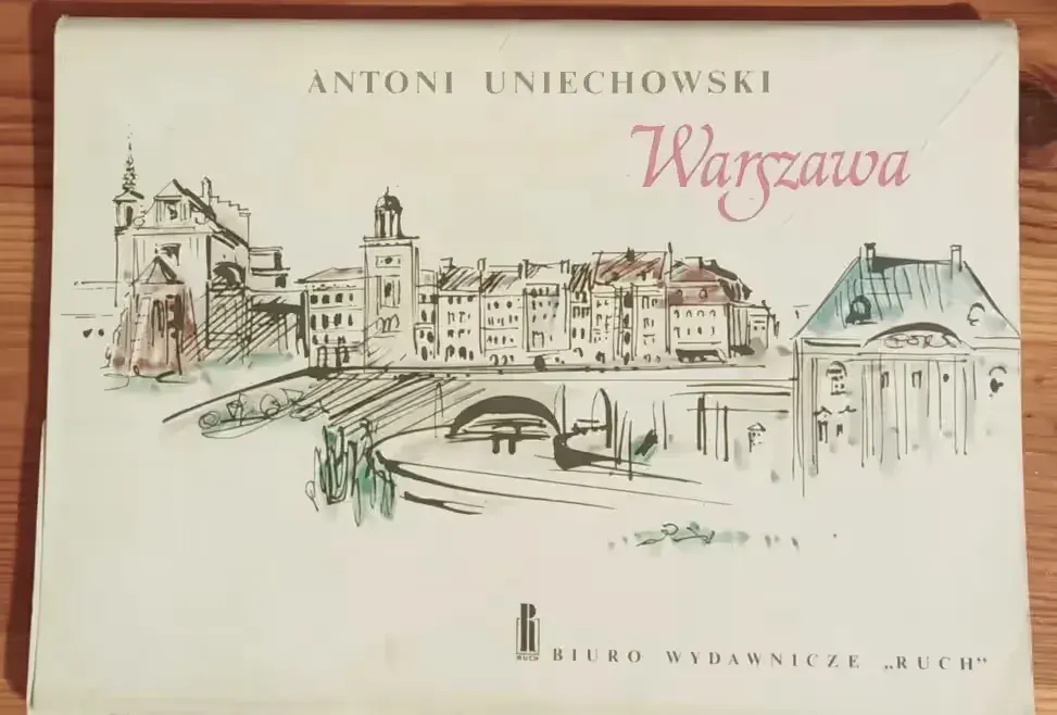 Antoni Uniechowski komplet kolekcjonerskich pocztówek Warszawa — praca twórcy Ula na Freshwall Marketplace