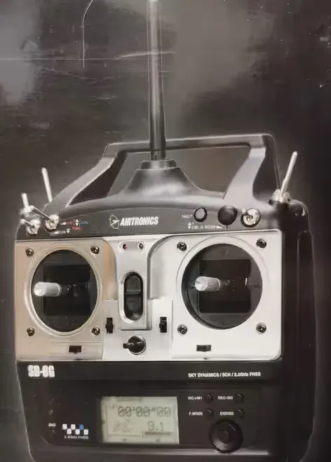 Aparatura modelarska radio modelarskie Sanwa SD6G SD-6G  oryginalny odbiornik 6 kanałów RX-600 — praca twórcy Darek na Freshwall Marketplace