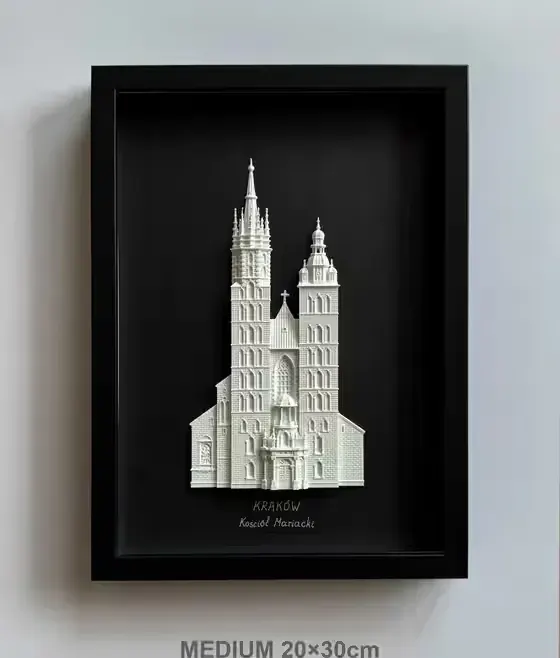 Bazylika Mariacka 20x30 cm — praca twórcy Viktor_3D na Freshwall Marketplace