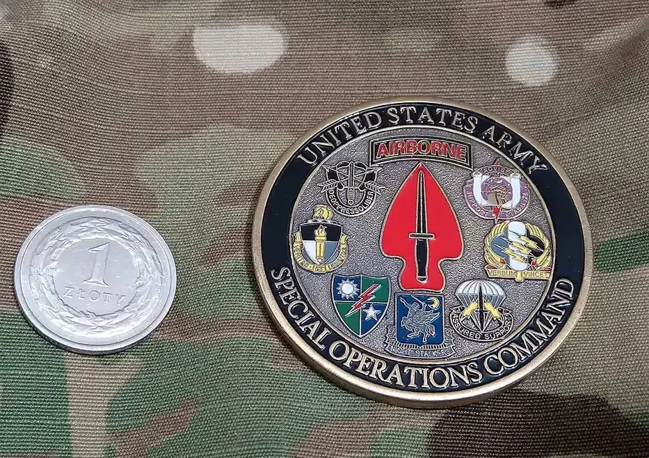 Challenge coin US Special Operations Command Socom 50 mm — praca twórcy Mieczysław na Freshwall Marketplace