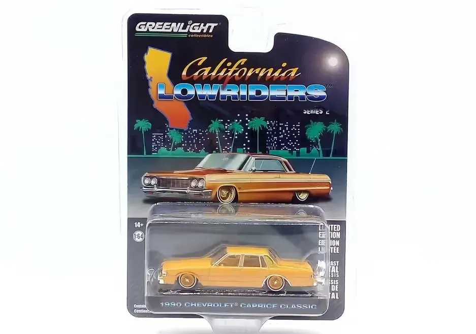 Chevrolet Caprice Classic 1990 California Lowriders series - skala 1:64 - GreenLight — praca twórcy MiniAutka na Freshwall Marketplace