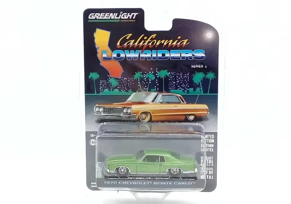 Chevrolet Monte Carlo 1970 California Lowriders series - skala 1:64 - GreenLight — praca twórcy MiniAutka na Freshwall Marketplace