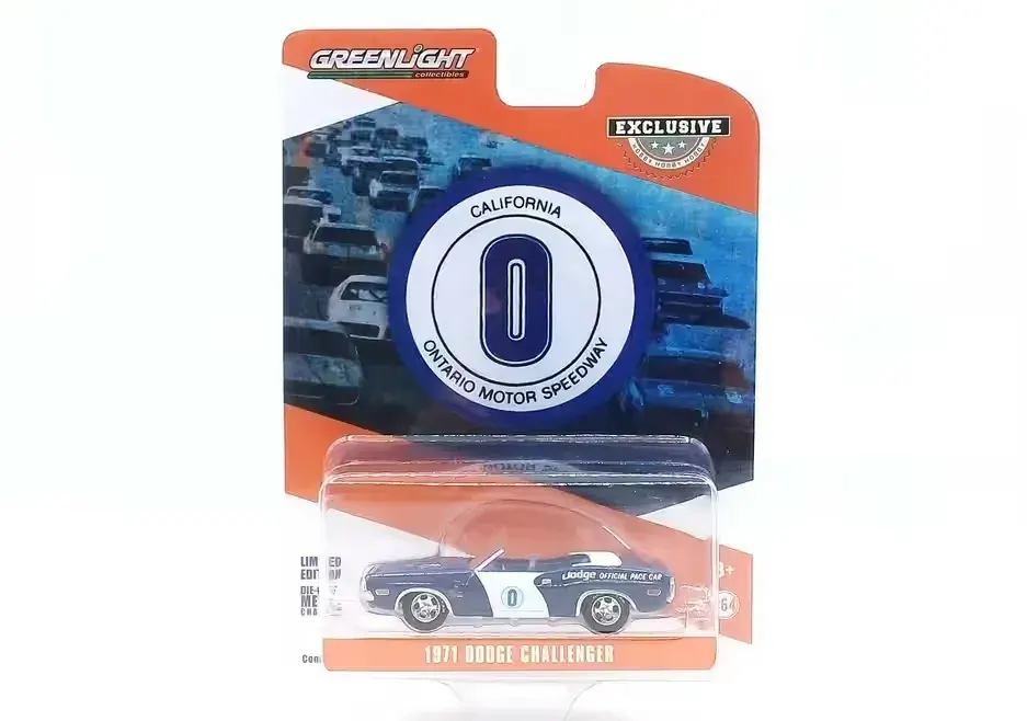 Dodge Challenger Convertible 1971 official pace car Ontario Motor Speedway - skala 1:64 - GreenLight — praca twórcy MiniAutka na Freshwall Marketplace