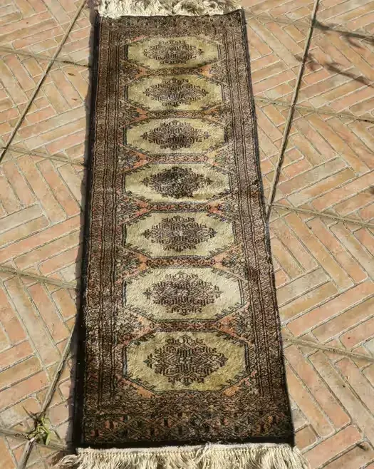 Dywan wełniany ręcznie tkany Buchara 128cmx43cm vintage — praca twórcy Henryk na Freshwall Marketplace