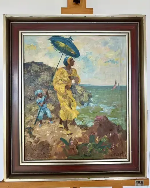 Edmund FÜRST (1874-1955) Olej Płótno Impast Fowizm jak Matisse Sztuka Muzealna Inwestycja Unikat Postimpresjonizm Niemcy Izrael Spaziergang Kurort TOP — praca twórcy ArtCollector na Freshwall Marketplace