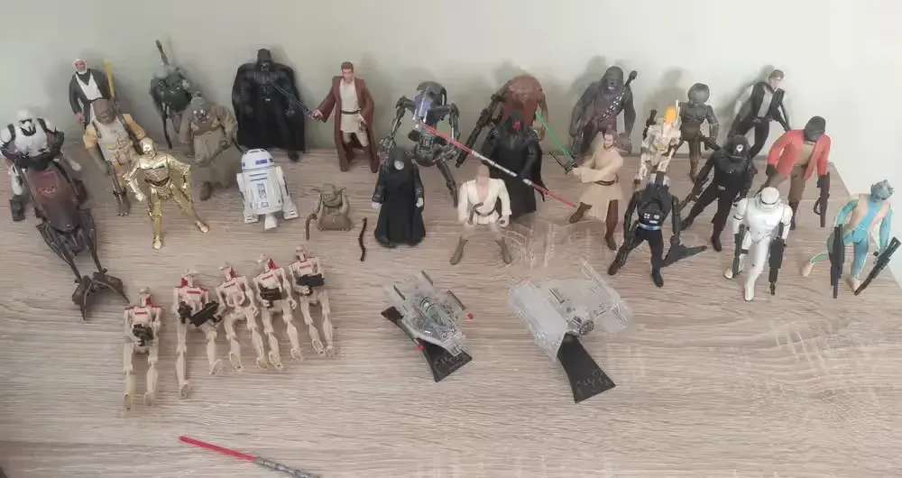 Figurki star wars lata 90te — praca twórcy Piotr na Freshwall Marketplace