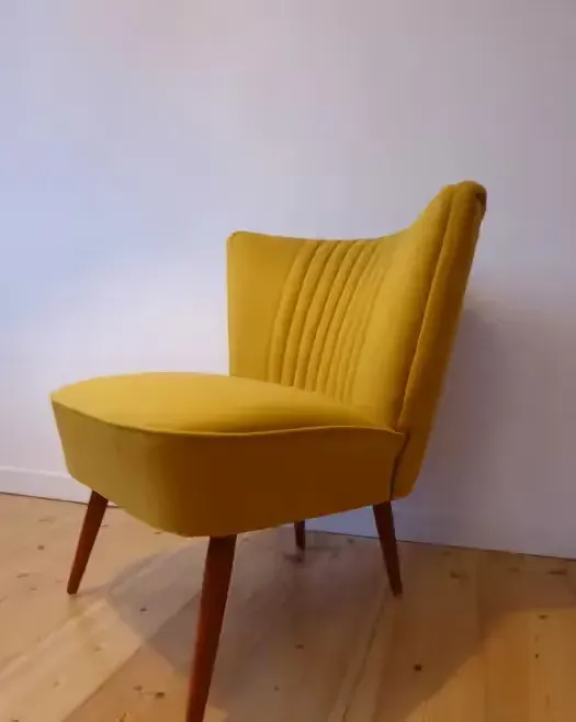 Fotel klubowy Muszelka Uszak  lata 60 70-te PRL vintage retro — praca twórcy ArtDor na Freshwall Marketplace