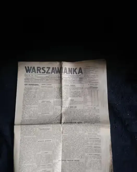 Gazeta Warszawianka z 1926 roku nr.144 — praca twórcy Wojtek LJUBOMIR na Freshwall Marketplace