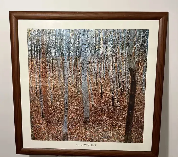 Gustav Klimt Brzozowy las obraz reprodukcja kopia — praca twórcy Maciej na Freshwall Marketplace