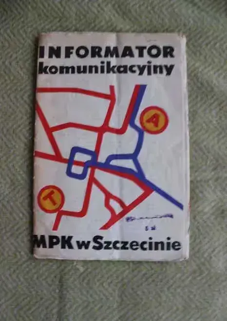 Informator komunikacyjny MPK Szczecin 1974 — praca twórcy Ecdp na Freshwall Marketplace