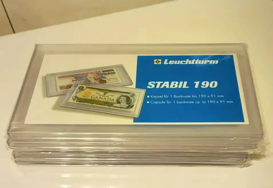 Kapsuły Leuchtturm Stabil 190. Pięć egzemplarzy. Nowe, zafoliowane. — praca twórcy Sebastian na Freshwall Marketplace