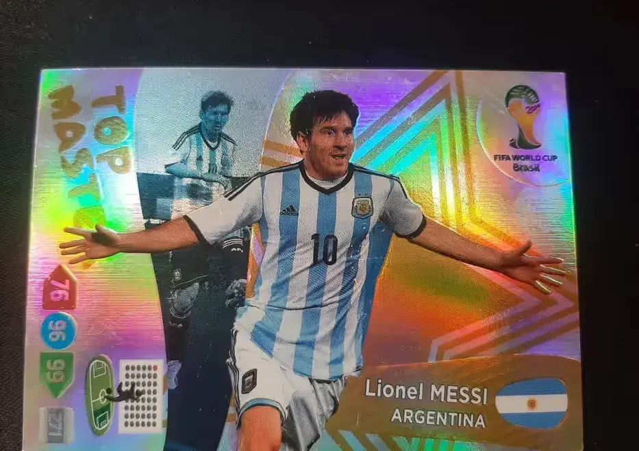 Karta piłkarska- Messi Top Master 2014 Panini — praca twórcy Tomasz Jankowiak na Freshwall Marketplace