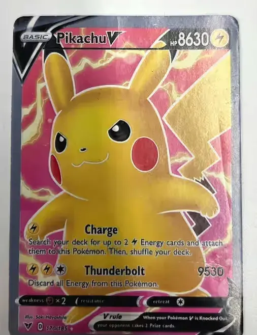 Karta Pokemon Pikachu V 170/185 Vivid Voltage — praca twórcy Piotr na Freshwall Marketplace