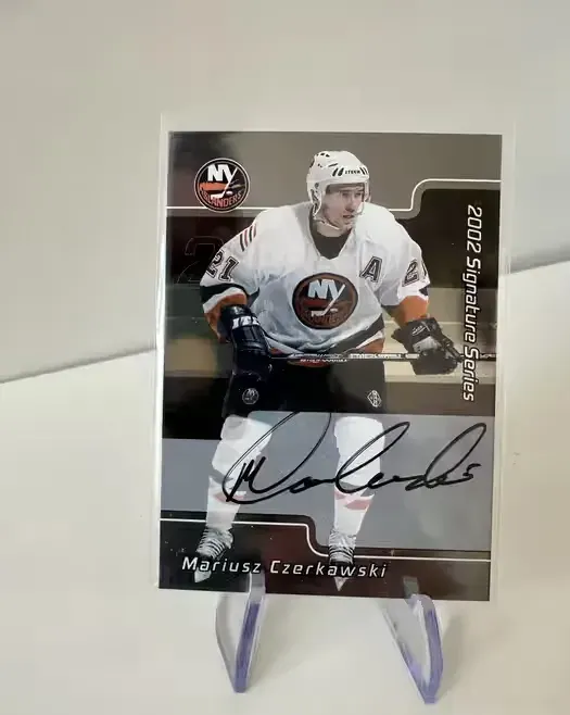 Karta z autografem Mariusz Czerkawski NY Islanders 2002-03 — praca twórcy Marcin na Freshwall Marketplace