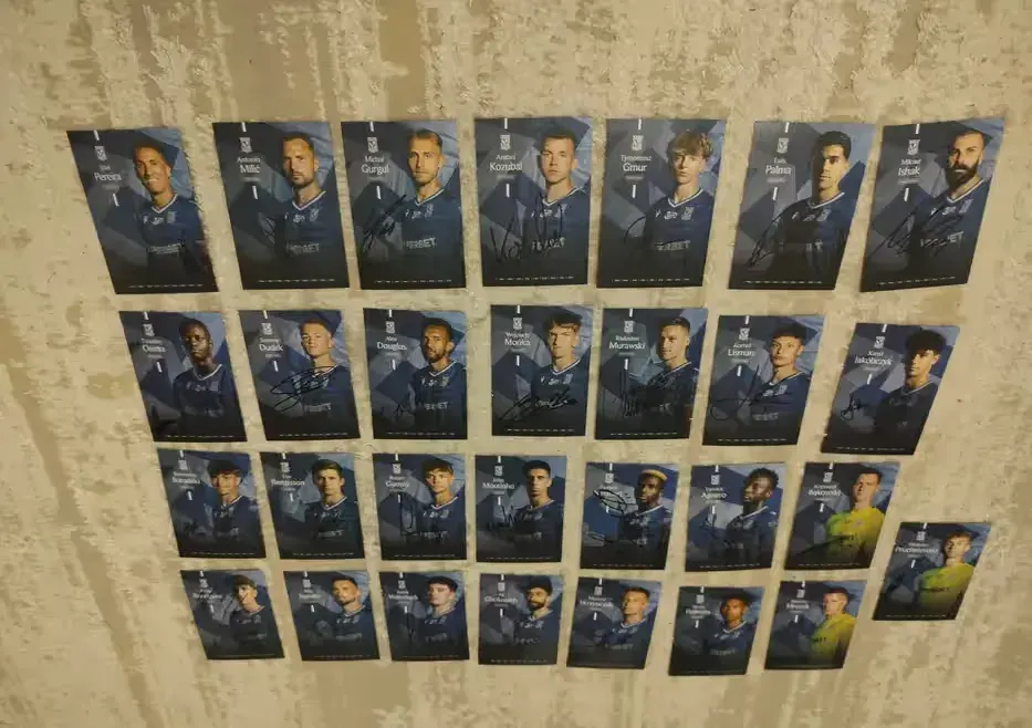 Karty fankarty Lech Poznań 2025/2026 - 29 kart autografy — praca twórcy Michał na Freshwall Marketplace