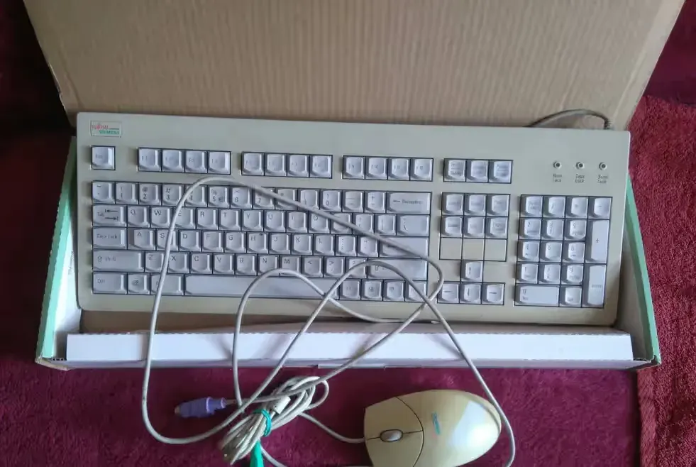 Klawisze i myszak kulkowy na PS2 Fujitsu Siemens — praca twórcy Leszek na Freshwall Marketplace
