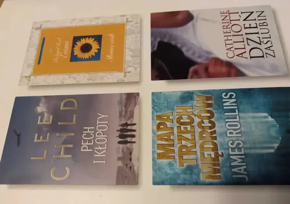 Książki Wybrane - kolekcja  Reader's Digest - 4 in 1 - m.in. Lee Child — praca twórcy Maciej na Freshwall Marketplace