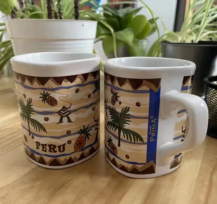 Kubki kolekcjonerskie Cafe Prima Peru — praca twórcy Jakub na Freshwall Marketplace